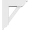 Ekena Millwork Standard Traditional Architectural Grade PVC Bracket with Traditional Ends, 5"W x 12"D x 14"H BKTP05X12X14TRA01 - alternate 4